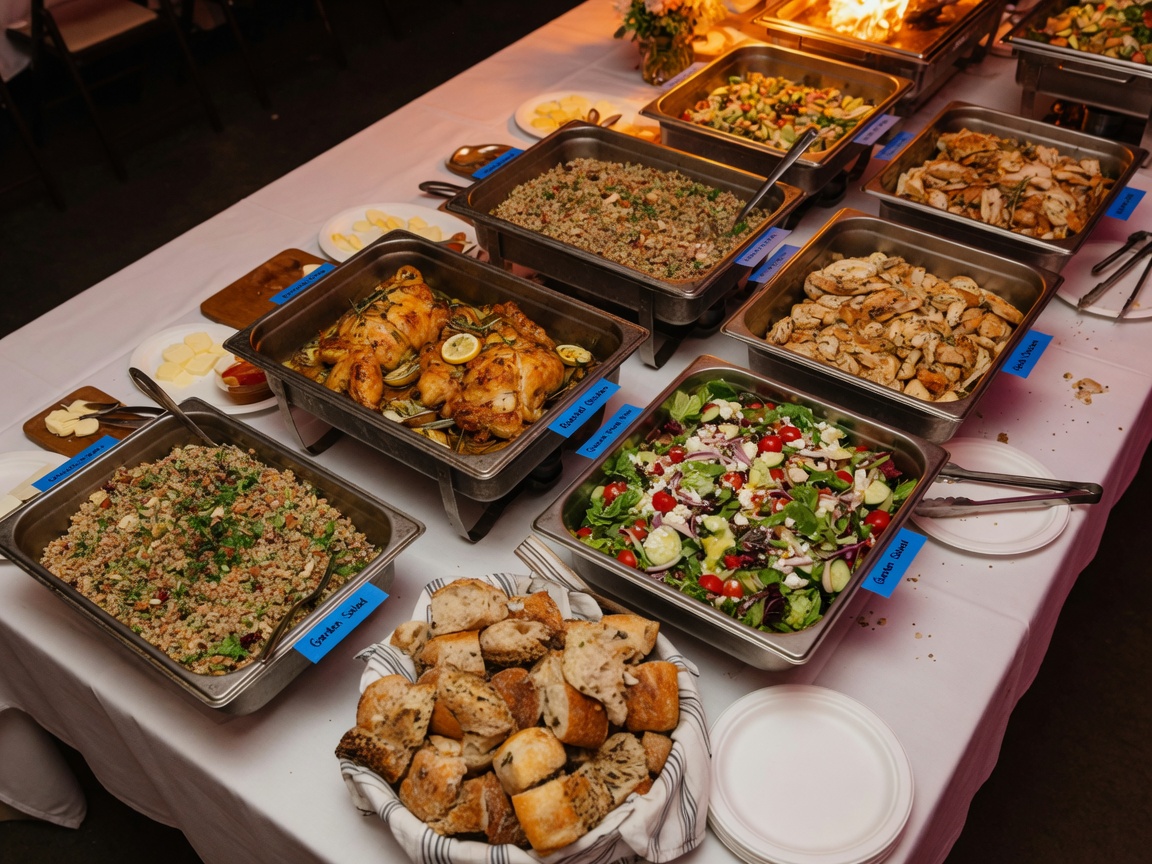 Family table dinner