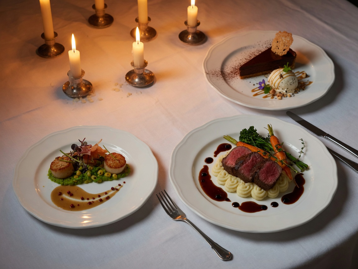 Formal plated dinner